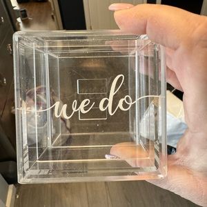 Wedding day ring box